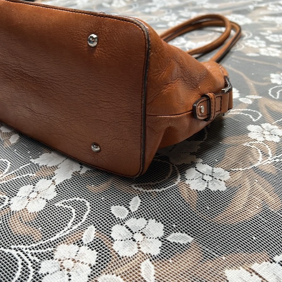 Etienne Aigner Women’s Shoulder Bag Brown Leather Purse Corporate Handbag - Picture 5 of 16